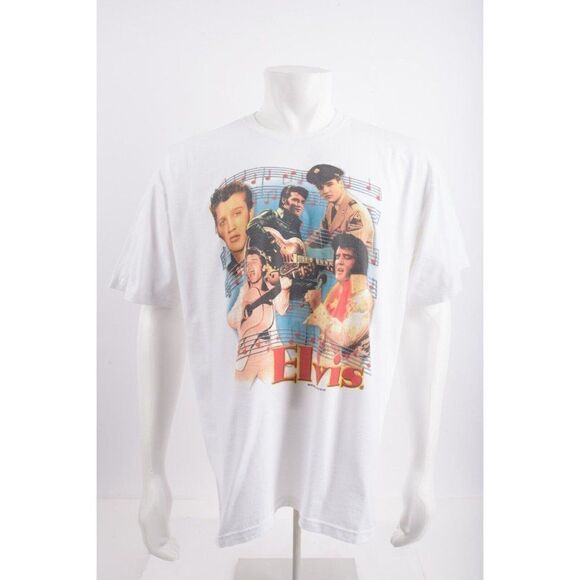 Elvis Presley Mens Graphic T-Shirt Top Size XL Direct From Graceland - Picture 1 of 6